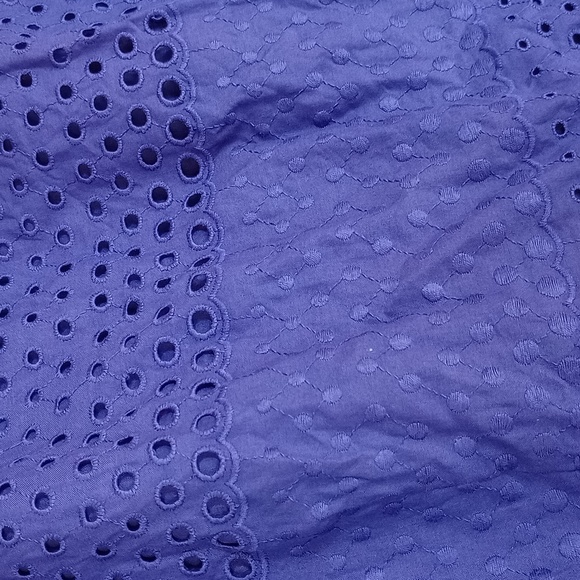 Purple eyelet sleeveless dress, women's size 14 Roz & Ali - Picture 5 of 5